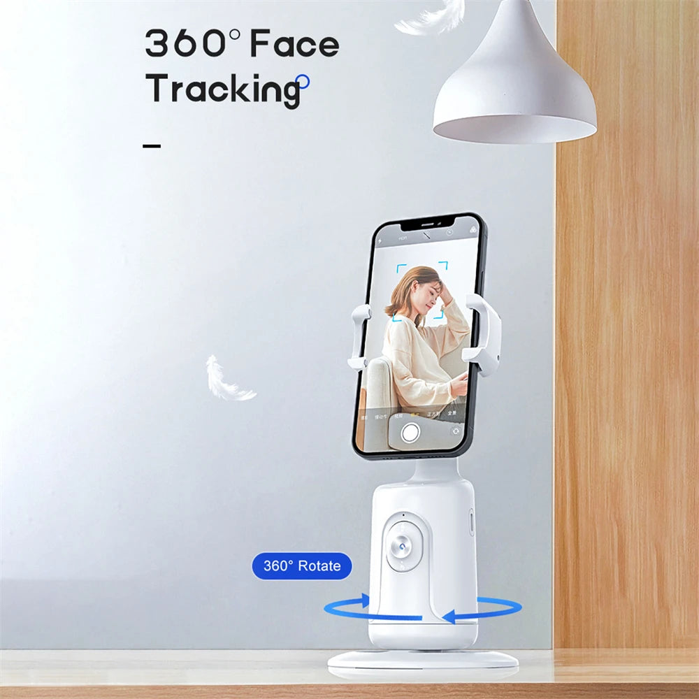 Stabilisateur de cardan pour smartphone avec suivi automatique du visage et rotation à 360°