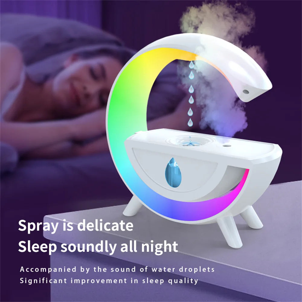 Anti-gravity Humidifier Creative Water Drop Table Lamp Atmosphere LED Night Light